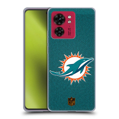 NFL Miami Dolphins Logo Football Soft Gel Case for Motorola Moto Edge 40