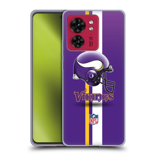 NFL Minnesota Vikings Logo Helmet Soft Gel Case for Motorola Moto Edge 40