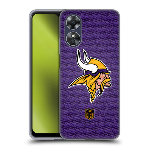 NFL Minnesota Vikings Logo Football Soft Gel Case for OPPO A17
