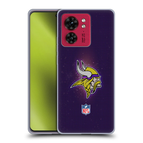 NFL Minnesota Vikings Artwork LED Soft Gel Case for Motorola Moto Edge 40