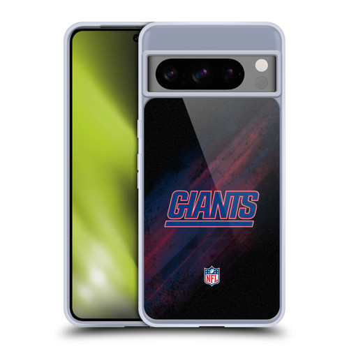 NFL New York Giants Logo Blur Soft Gel Case for Google Pixel 8 Pro