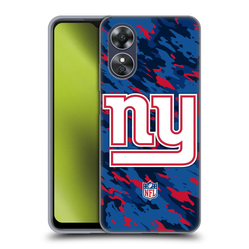 NFL New York Giants Logo Camou Soft Gel Case for OPPO A17