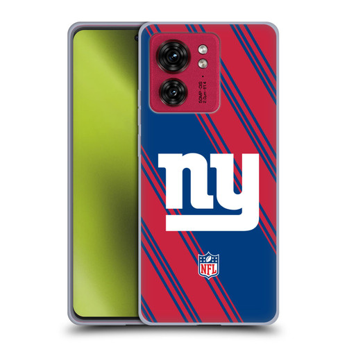 NFL New York Giants Artwork Stripes Soft Gel Case for Motorola Moto Edge 40