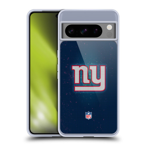 NFL New York Giants Artwork LED Soft Gel Case for Google Pixel 8 Pro