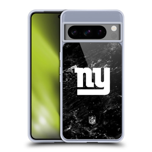 NFL New York Giants Artwork Marble Soft Gel Case for Google Pixel 8 Pro