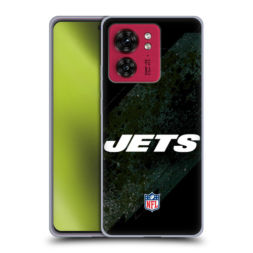 NFL New York Jets Logo Blur Soft Gel Case for Motorola Moto Edge 40