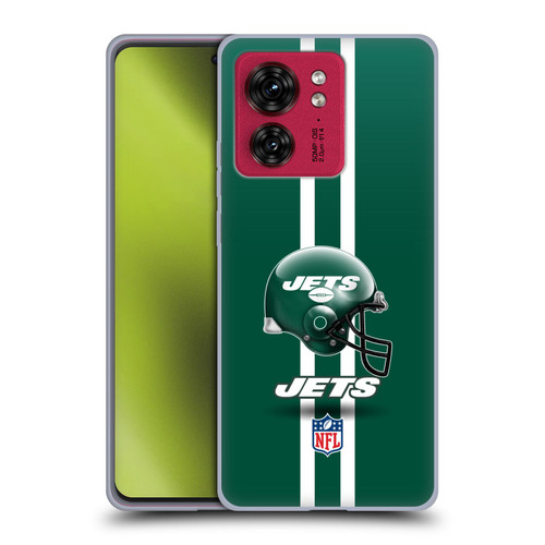 NFL New York Jets Logo Helmet Soft Gel Case for Motorola Moto Edge 40