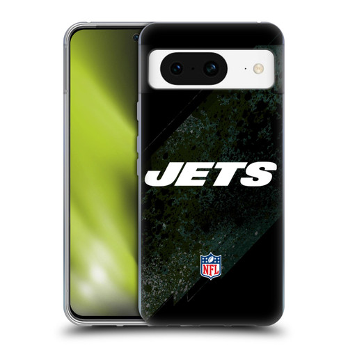 NFL New York Jets Logo Blur Soft Gel Case for Google Pixel 8