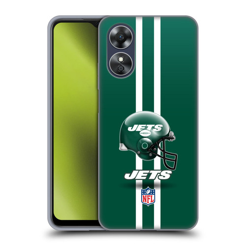 NFL New York Jets Logo Helmet Soft Gel Case for OPPO A17
