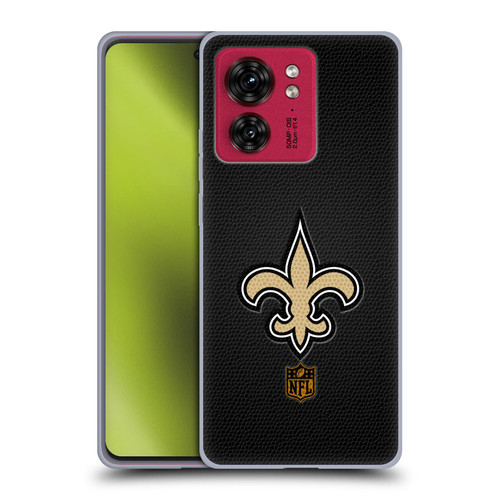 NFL New Orleans Saints Logo Football Soft Gel Case for Motorola Moto Edge 40