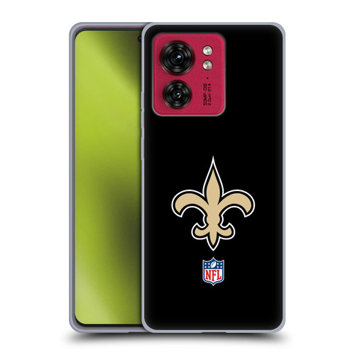 NFL New Orleans Saints Logo Plain Soft Gel Case for Motorola Moto Edge 40