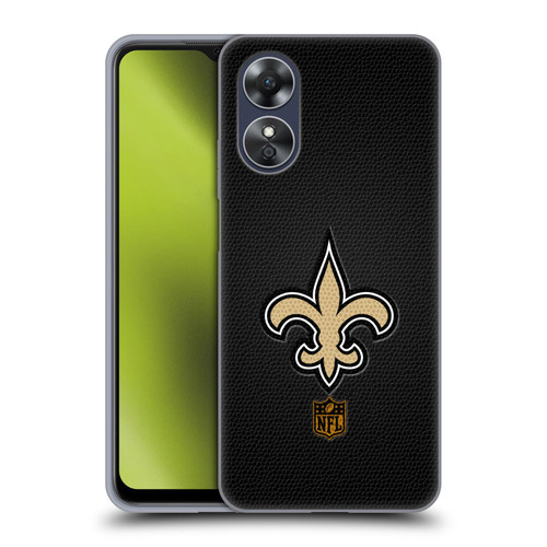 NFL New Orleans Saints Logo Football Soft Gel Case for OPPO A17