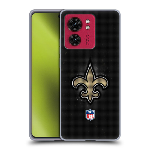 NFL New Orleans Saints Artwork LED Soft Gel Case for Motorola Moto Edge 40