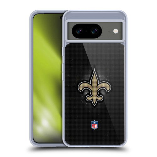 NFL New Orleans Saints Artwork LED Soft Gel Case for Google Pixel 8