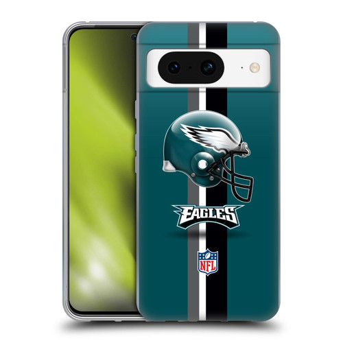 NFL Philadelphia Eagles Logo Helmet Soft Gel Case for Google Pixel 8