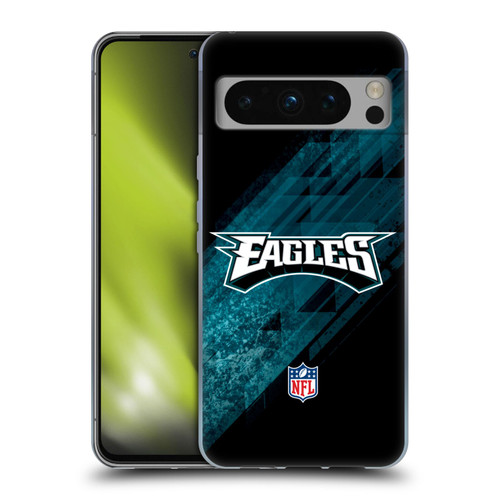 NFL Philadelphia Eagles Logo Blur Soft Gel Case for Google Pixel 8 Pro