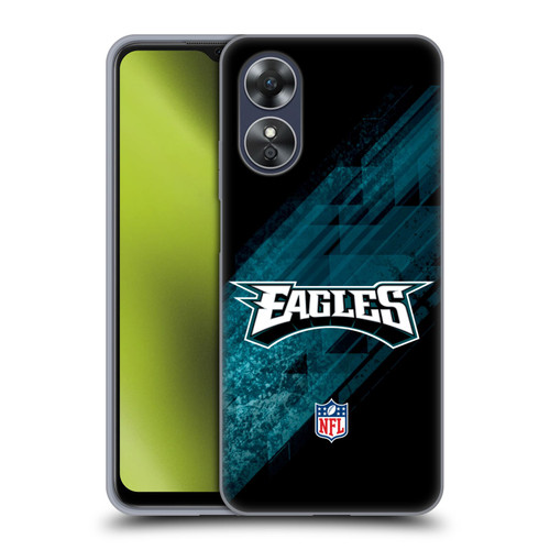NFL Philadelphia Eagles Logo Blur Soft Gel Case for OPPO A17