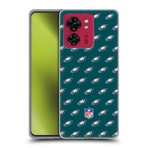 NFL Philadelphia Eagles Artwork Patterns Soft Gel Case for Motorola Moto Edge 40