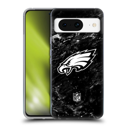NFL Philadelphia Eagles Artwork Marble Soft Gel Case for Google Pixel 8