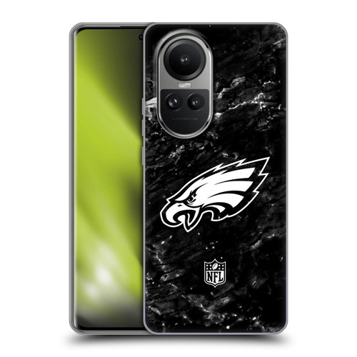NFL Philadelphia Eagles Artwork Marble Soft Gel Case for OPPO Reno10 5G / Reno10 Pro 5G