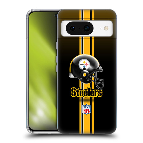 NFL Pittsburgh Steelers Logo Helmet Soft Gel Case for Google Pixel 8