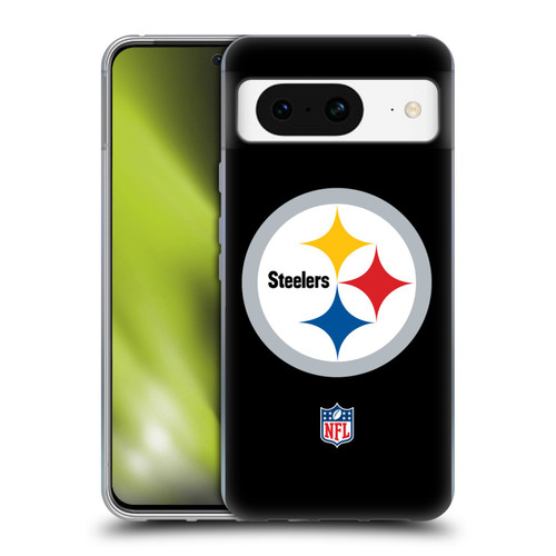 NFL Pittsburgh Steelers Logo Plain Soft Gel Case for Google Pixel 8
