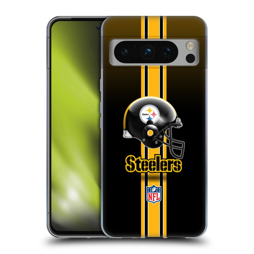 NFL Pittsburgh Steelers Logo Helmet Soft Gel Case for Google Pixel 8 Pro