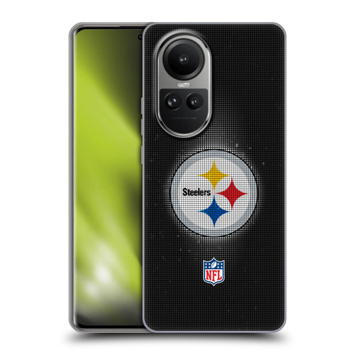 NFL Pittsburgh Steelers Artwork LED Soft Gel Case for OPPO Reno10 5G / Reno10 Pro 5G