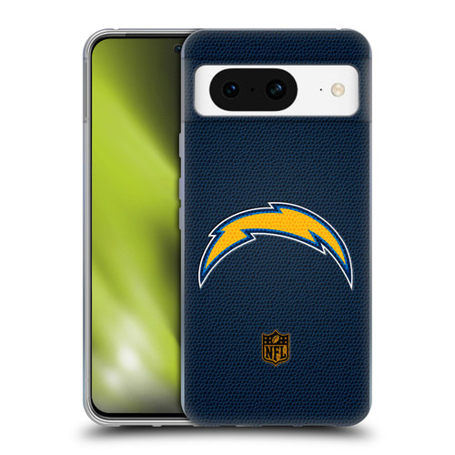 NFL Los Angeles Chargers Logo Football Soft Gel Case for Google Pixel 8