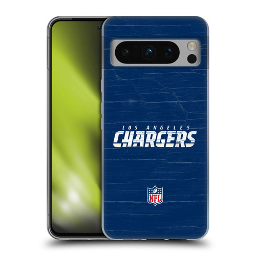 NFL Los Angeles Chargers Logo Distressed Look Soft Gel Case for Google Pixel 8 Pro