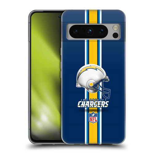 NFL Los Angeles Chargers Logo Helmet Soft Gel Case for Google Pixel 8 Pro