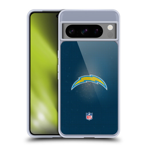 NFL Los Angeles Chargers Artwork LED Soft Gel Case for Google Pixel 8 Pro