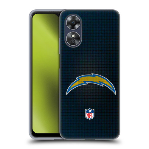 NFL Los Angeles Chargers Artwork LED Soft Gel Case for OPPO A17