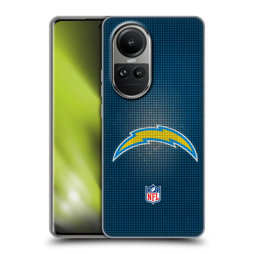 NFL Los Angeles Chargers Artwork LED Soft Gel Case for OPPO Reno10 5G / Reno10 Pro 5G