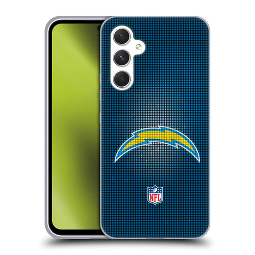 NFL Los Angeles Chargers Artwork LED Soft Gel Case for Samsung Galaxy A54 5G