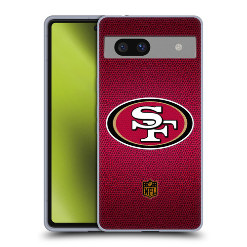 NFL San Francisco 49Ers Logo Football Soft Gel Case for Google Pixel 7a