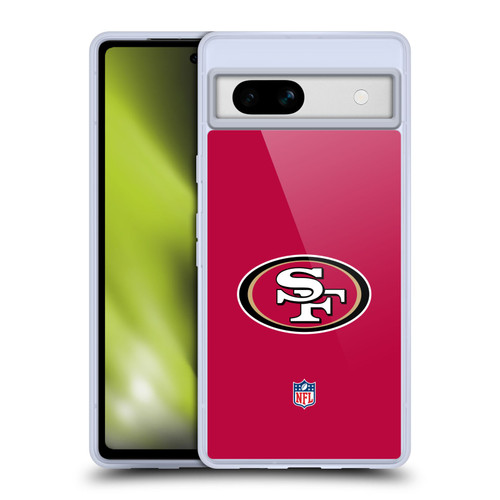 NFL San Francisco 49Ers Logo Plain Soft Gel Case for Google Pixel 7a NFL San Francisco 49Ers Logo Plain Soft Gel Case for Google Pixel 7a