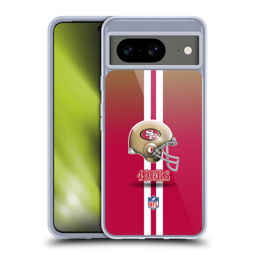 NFL San Francisco 49Ers Logo Helmet Soft Gel Case for Google Pixel 8