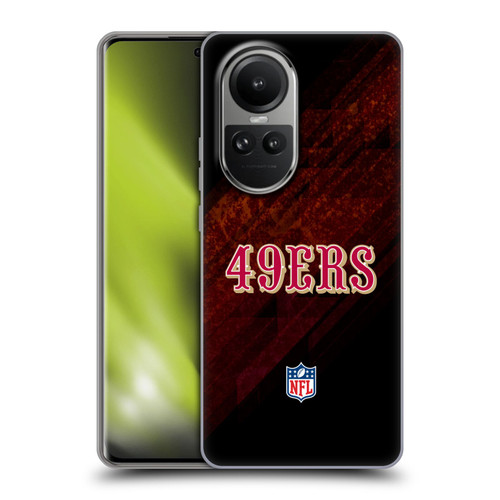 NFL San Francisco 49Ers Logo Blur Soft Gel Case for OPPO Reno10 5G / Reno10 Pro 5G
