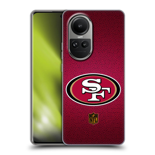 NFL San Francisco 49Ers Logo Football Soft Gel Case for OPPO Reno10 5G / Reno10 Pro 5G