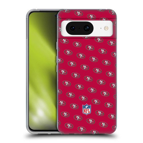 NFL San Francisco 49ers Artwork Patterns Soft Gel Case for Google Pixel 8
