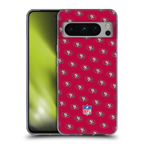 NFL San Francisco 49ers Artwork Patterns Soft Gel Case for Google Pixel 8 Pro