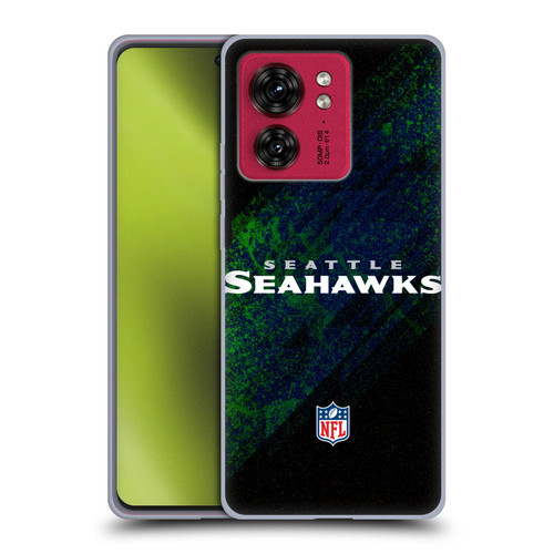 NFL Seattle Seahawks Logo Blur Soft Gel Case for Motorola Moto Edge 40