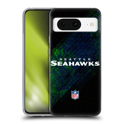 NFL Seattle Seahawks Logo Blur Soft Gel Case for Google Pixel 8
