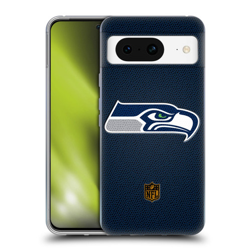 NFL Seattle Seahawks Logo Football Soft Gel Case for Google Pixel 8