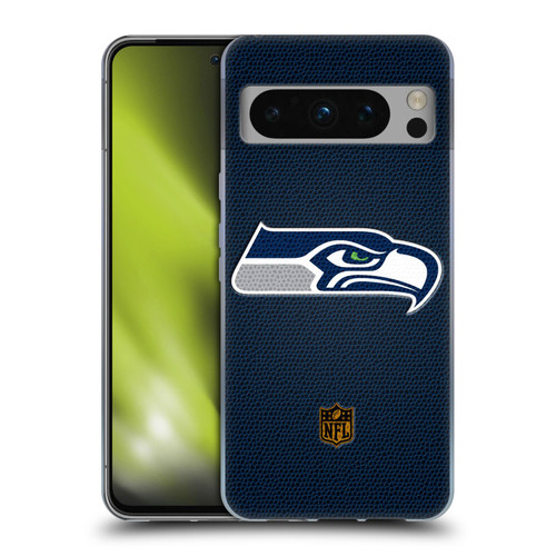 NFL Seattle Seahawks Logo Football Soft Gel Case for Google Pixel 8 Pro