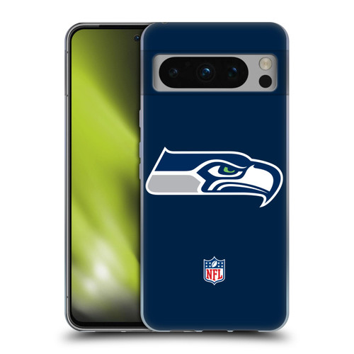 NFL Seattle Seahawks Logo Plain Soft Gel Case for Google Pixel 8 Pro
