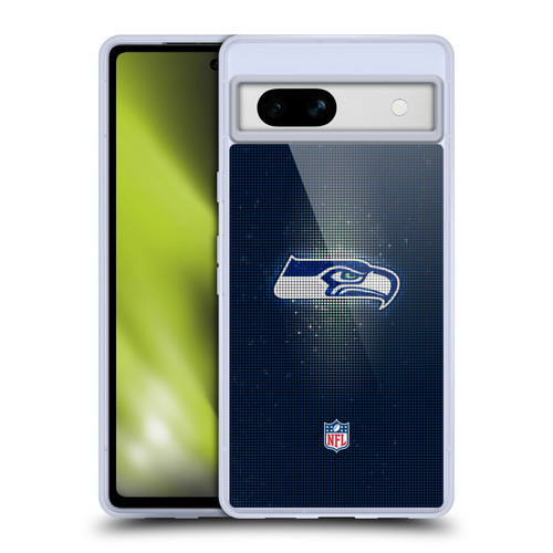 NFL Seattle Seahawks Artwork LED Soft Gel Case for Google Pixel 7a