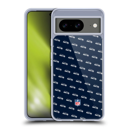 NFL Seattle Seahawks Artwork Patterns Soft Gel Case for Google Pixel 8