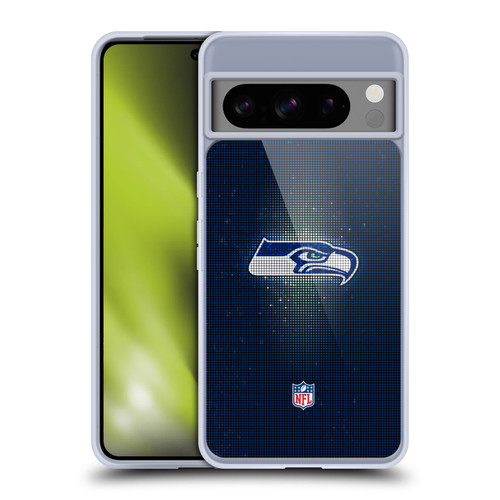 NFL Seattle Seahawks Artwork LED Soft Gel Case for Google Pixel 8 Pro